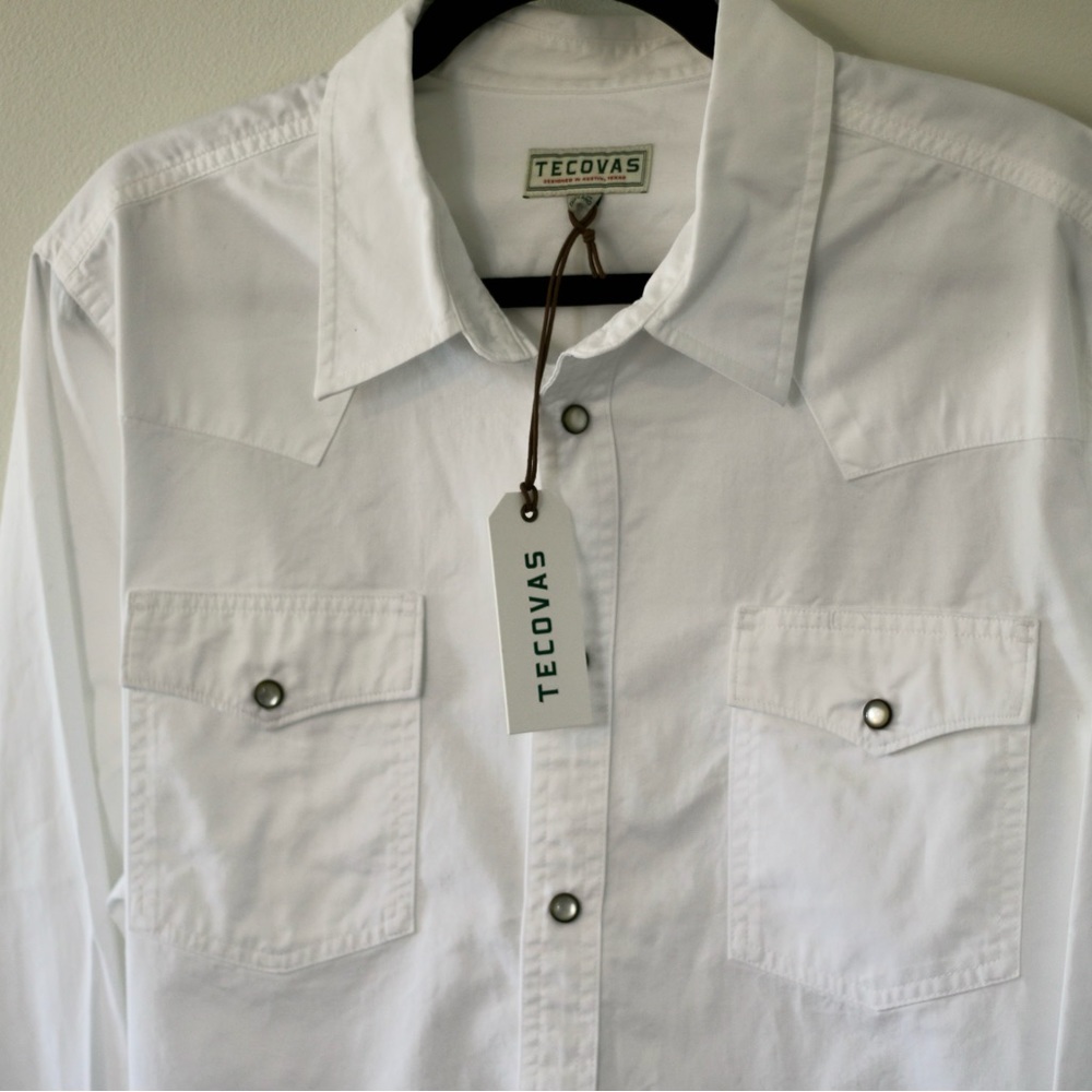 TECOVAS | BRAND NEW | button down